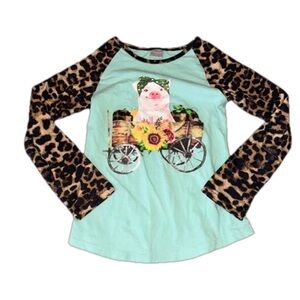 Girls Boutique Print Long Sleeve Tee💕🪅